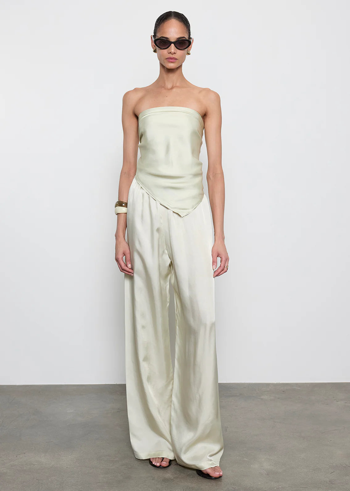 Fluid Twill Pant in Beach Glass