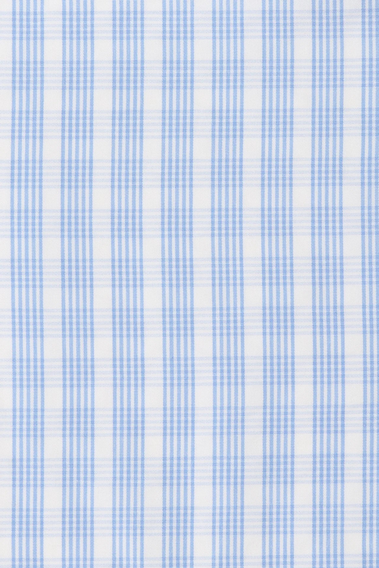 Lonny Short in Paloma Check - Light Blue White