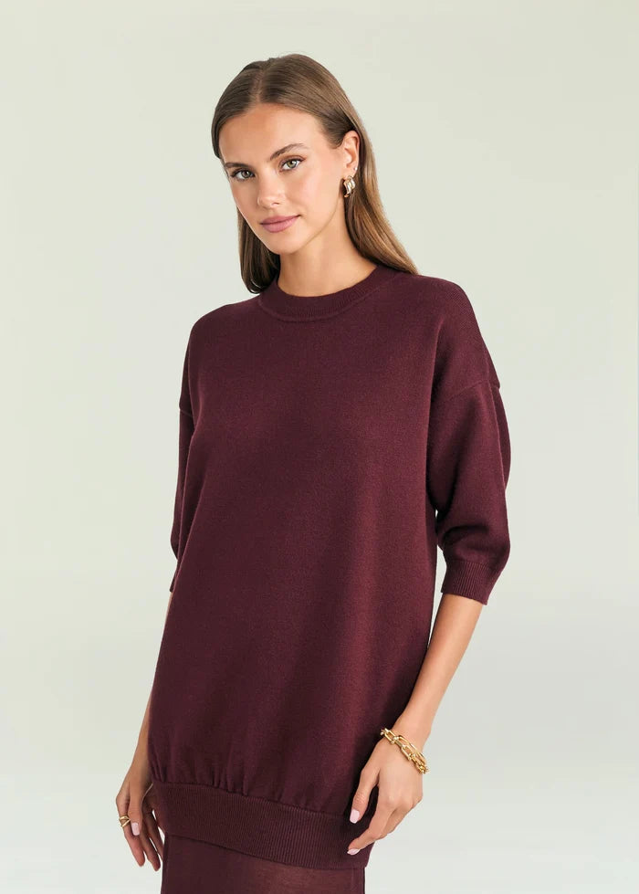 Arwen Maxi Dress in Bordeaux