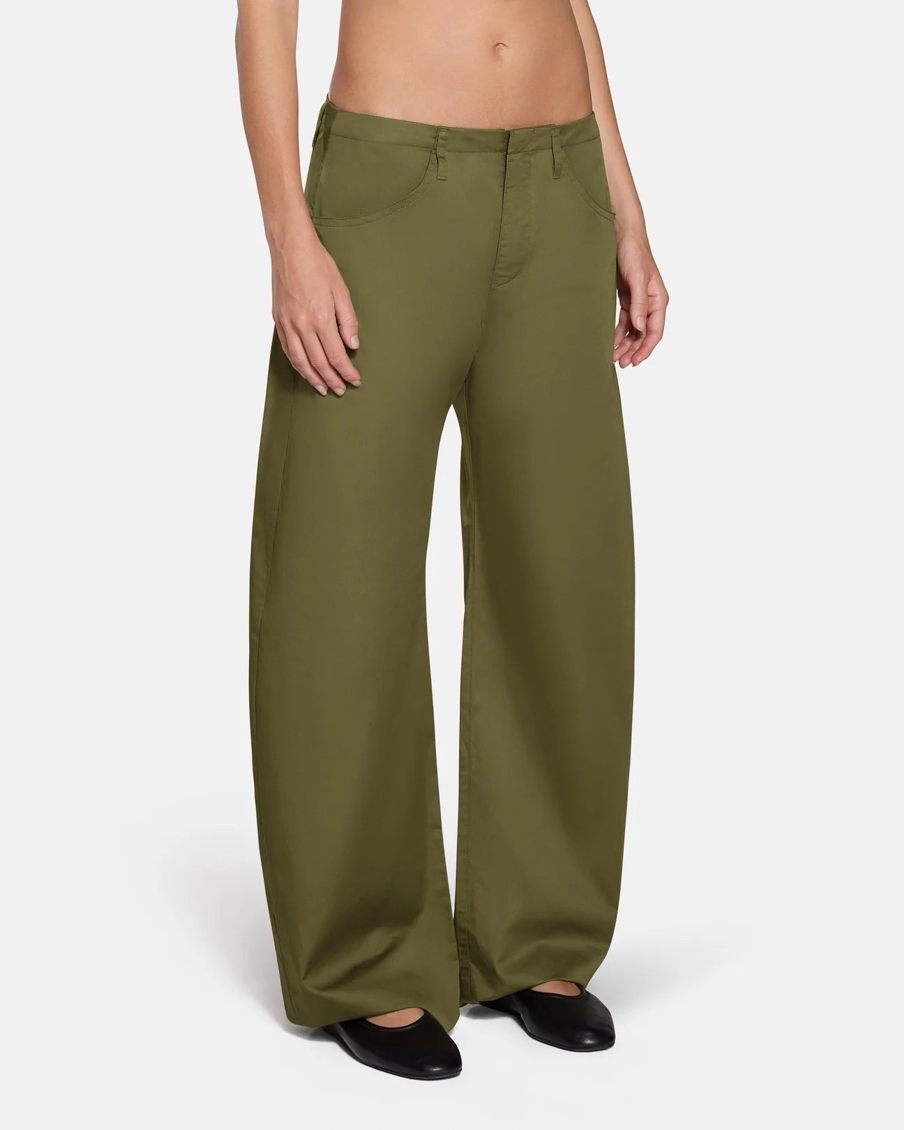 Isla Cinch Pant in Deep Olive