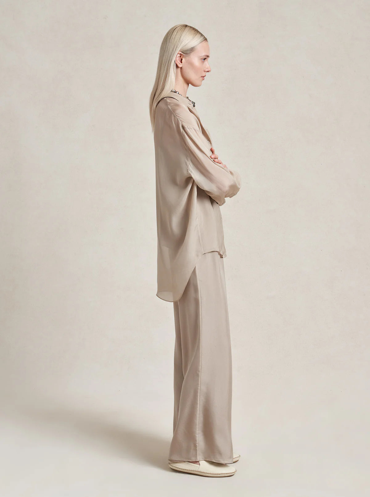 Freya Shirt in Beige
