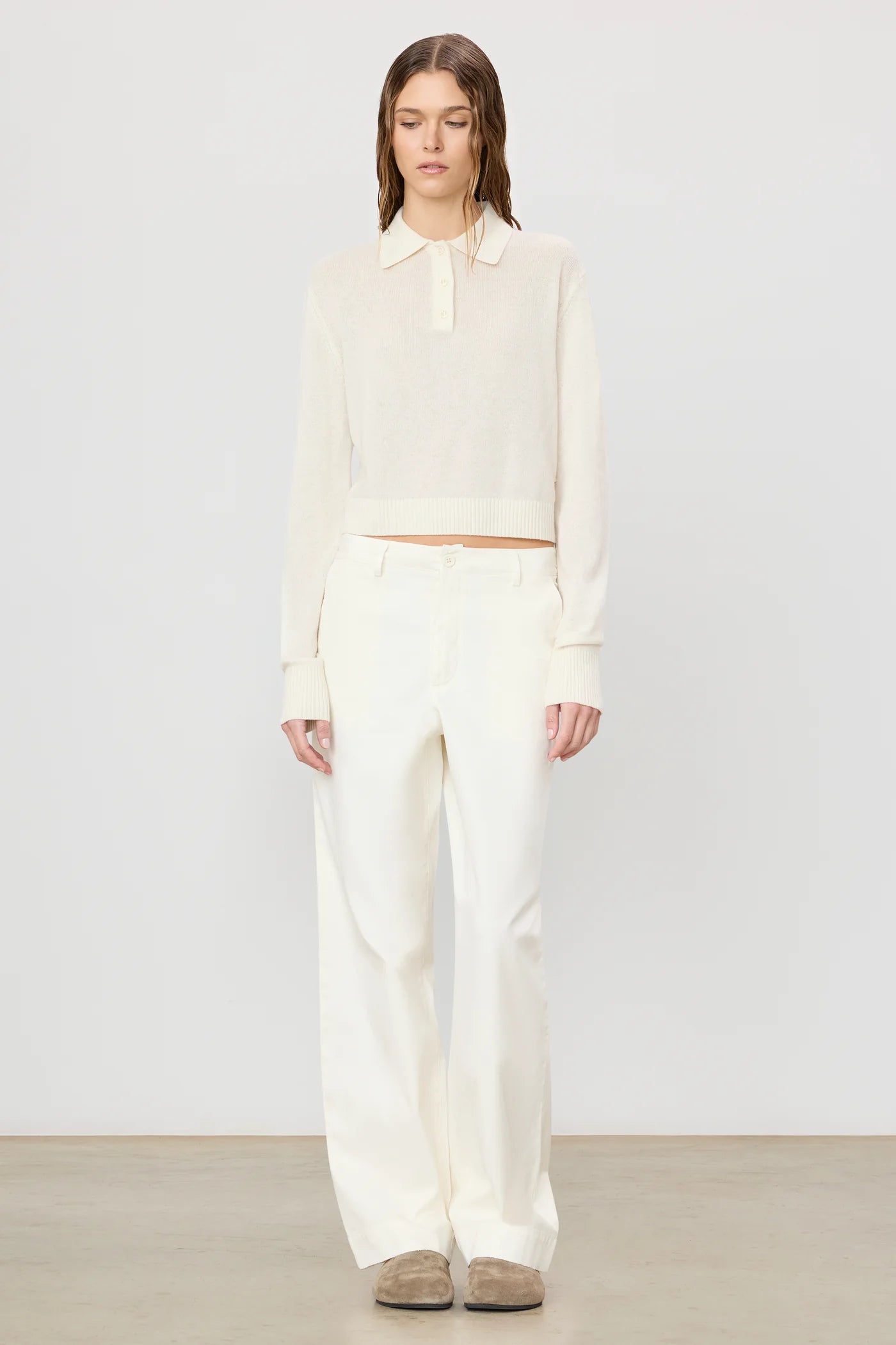 Benson Pant in Bone