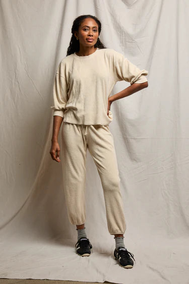 Gogo Loop Terry Jogger in Sugar