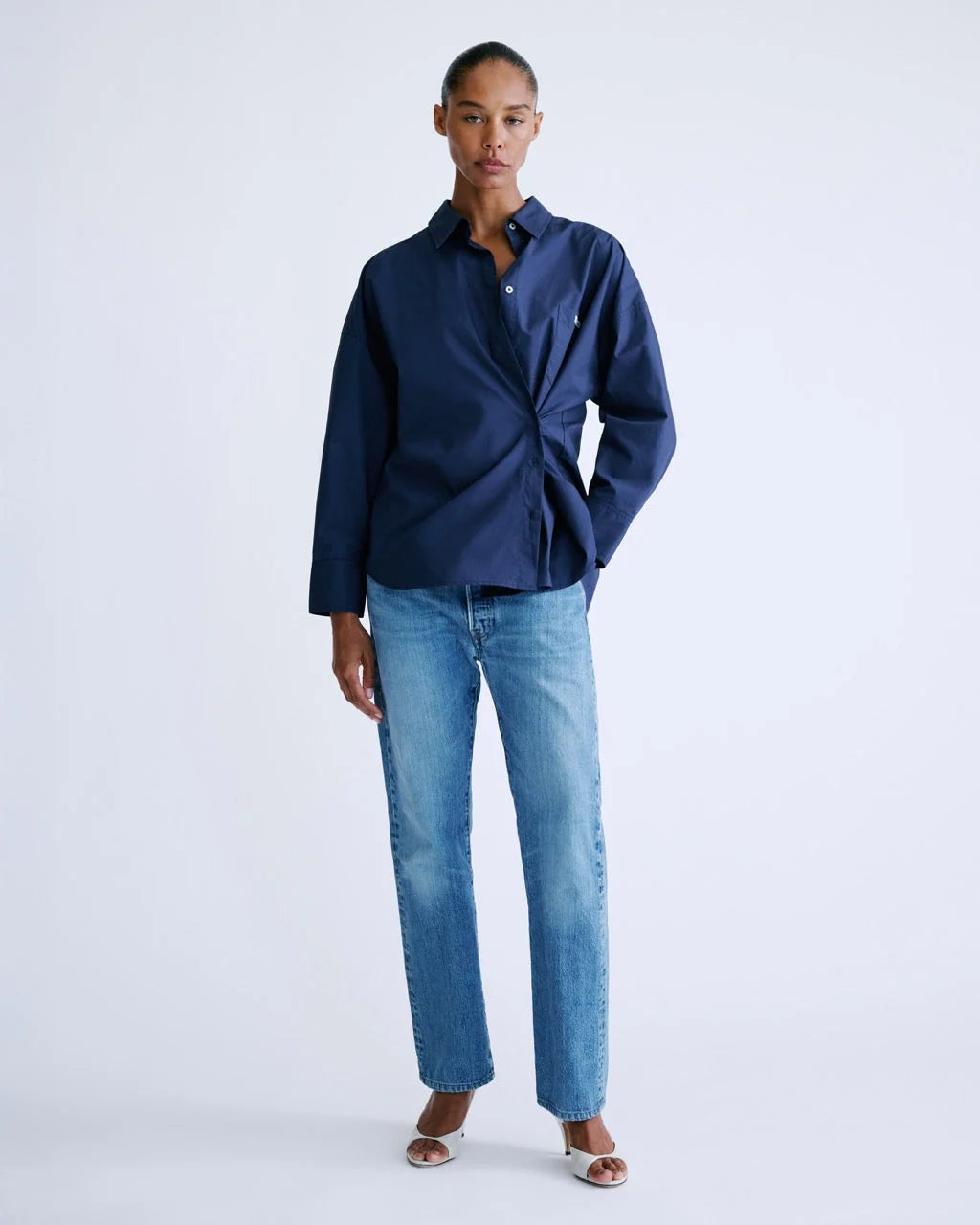 Hailey in Dark Blue