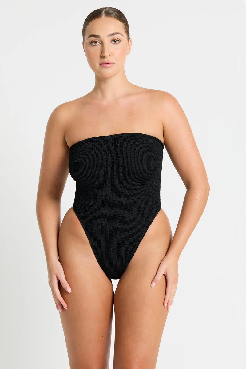 Fane 1 Piece in Black Recycled