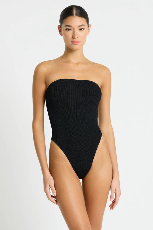 Fane 1 Piece in Black Recycled