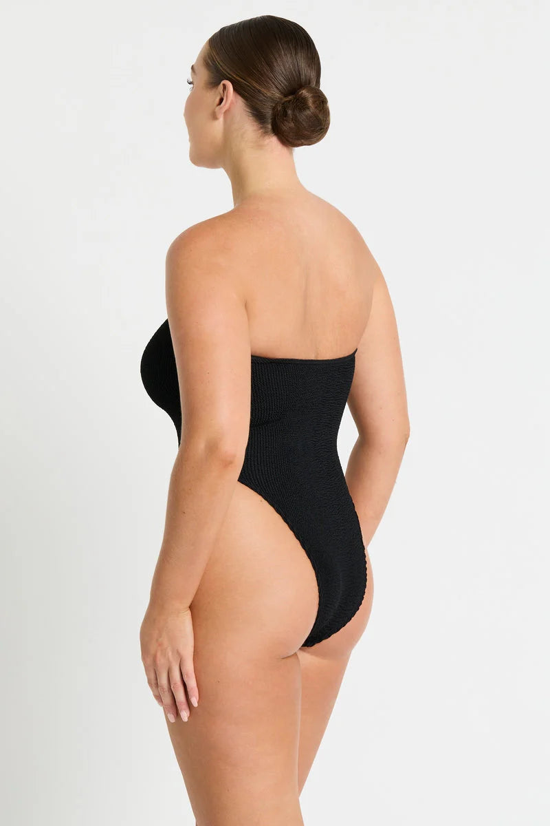 Fane 1 Piece in Black Recycled