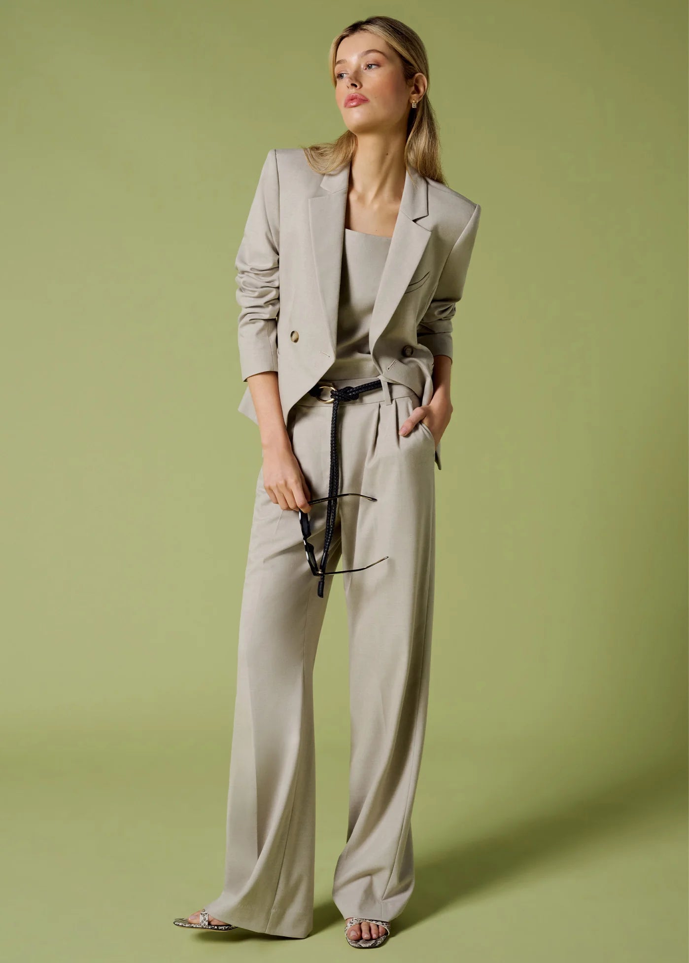 The Rivers Blazer in Khaki