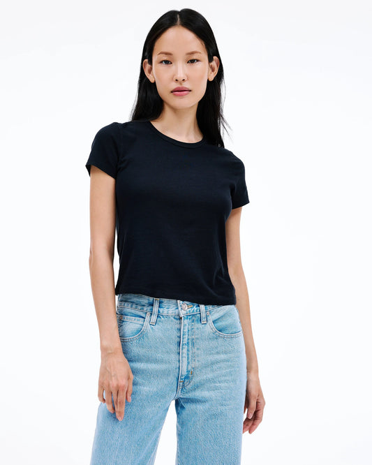Baby Tee in Raven