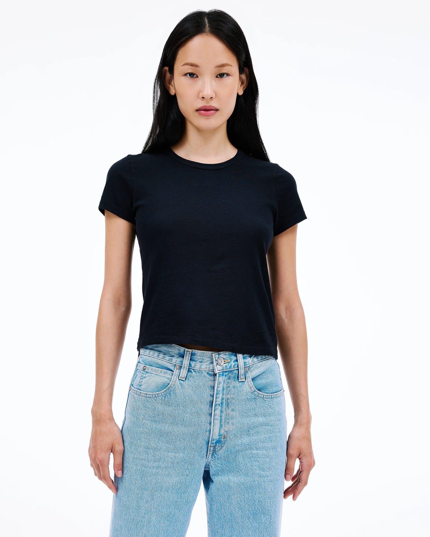Baby Tee in Raven