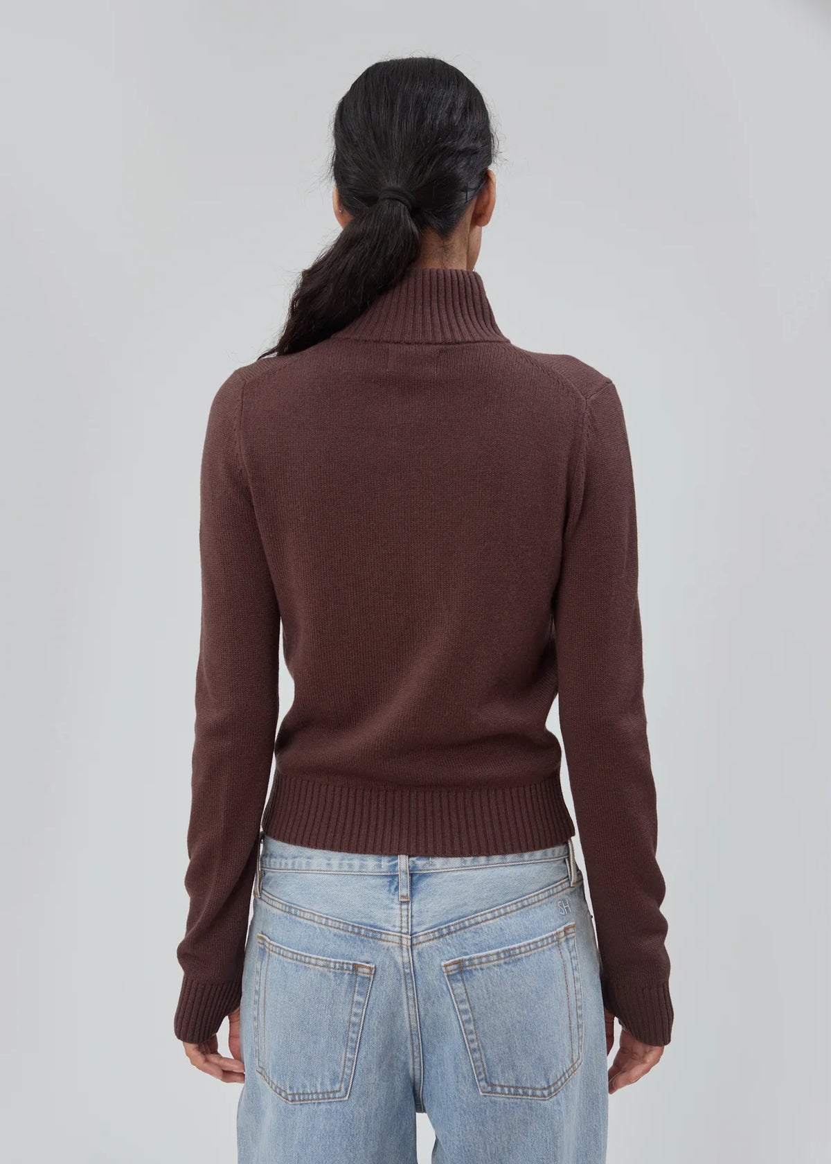 Bleecker Zip in Chocolate Brown