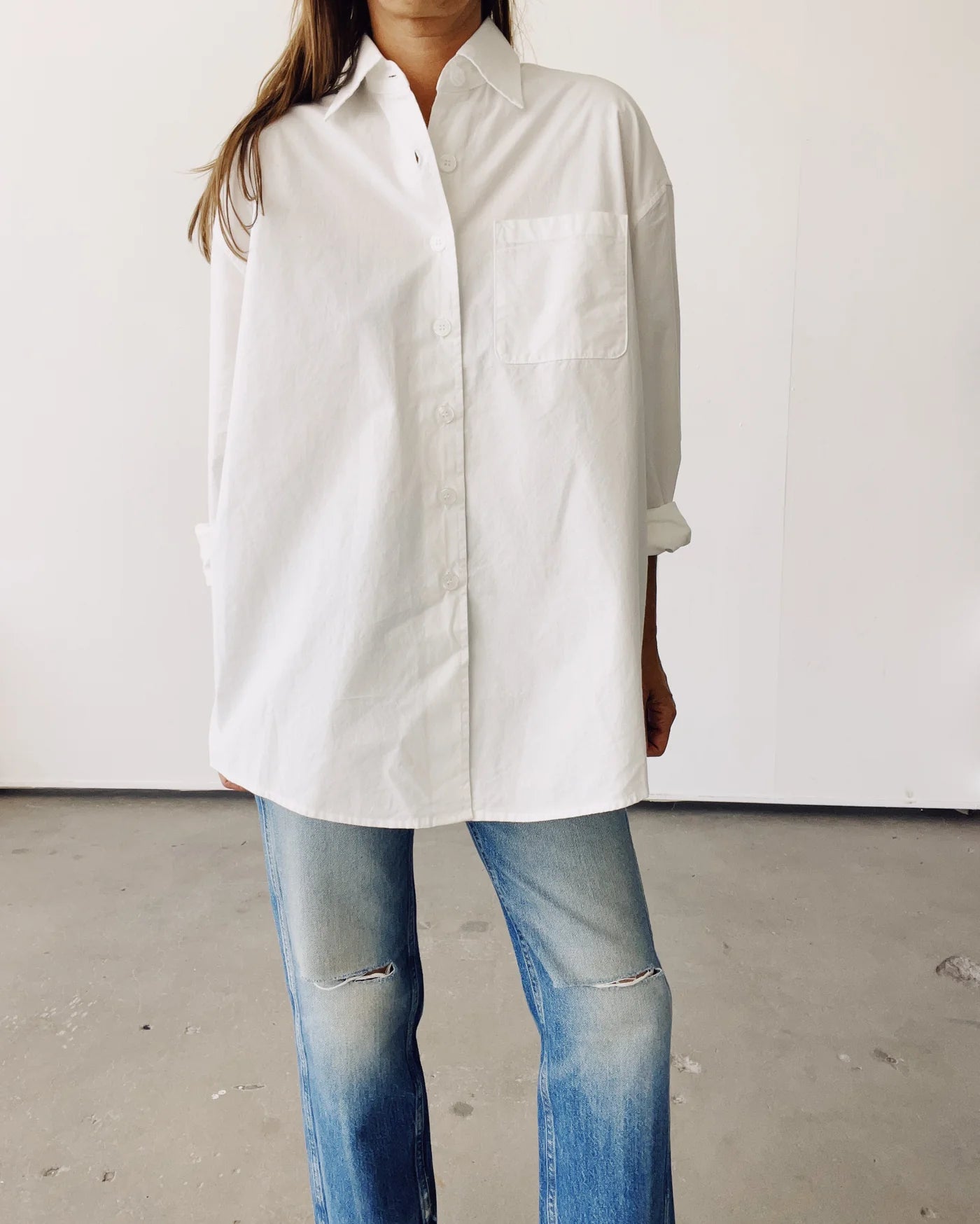 The Big Shirt in White