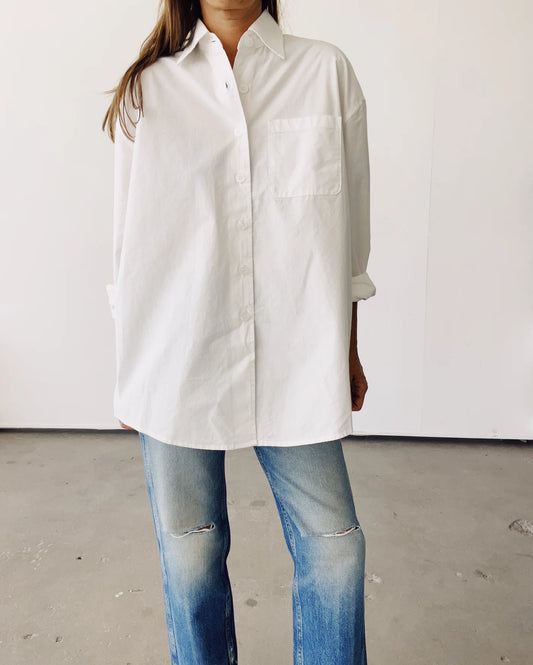 The Big Shirt in White