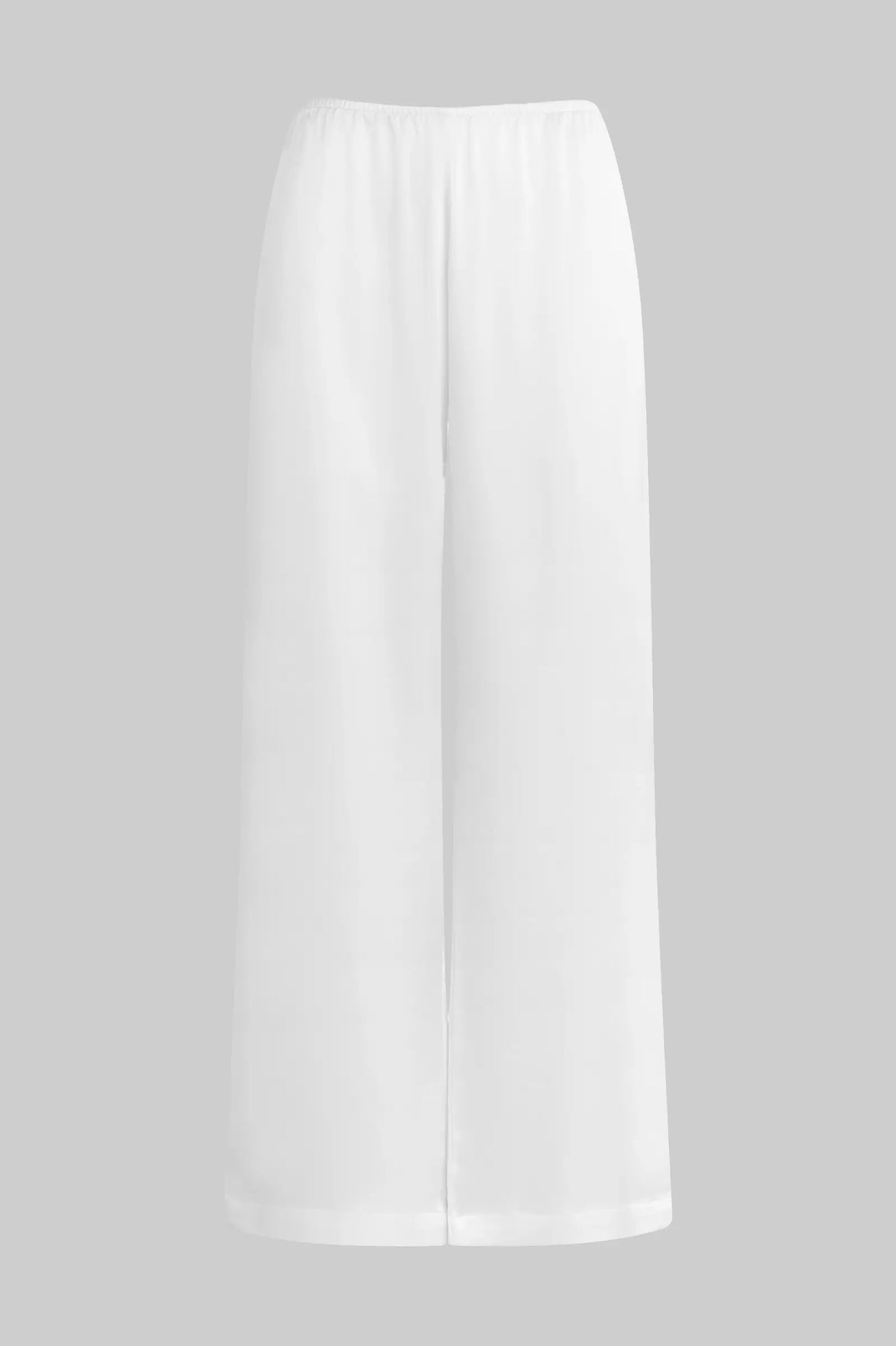 Barb Wide Leg Pant in Optic White