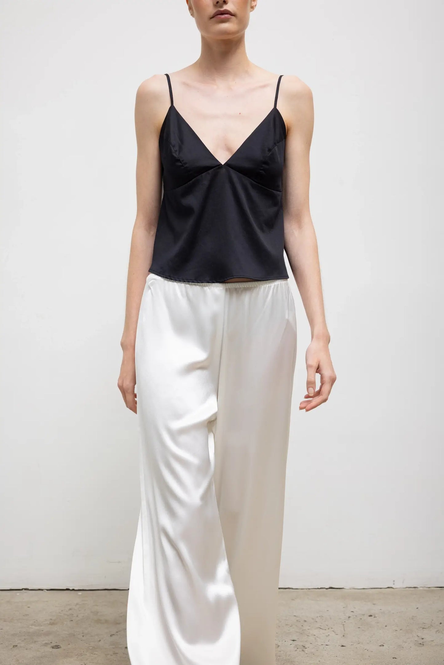 Barb Wide Leg Pant in Optic White
