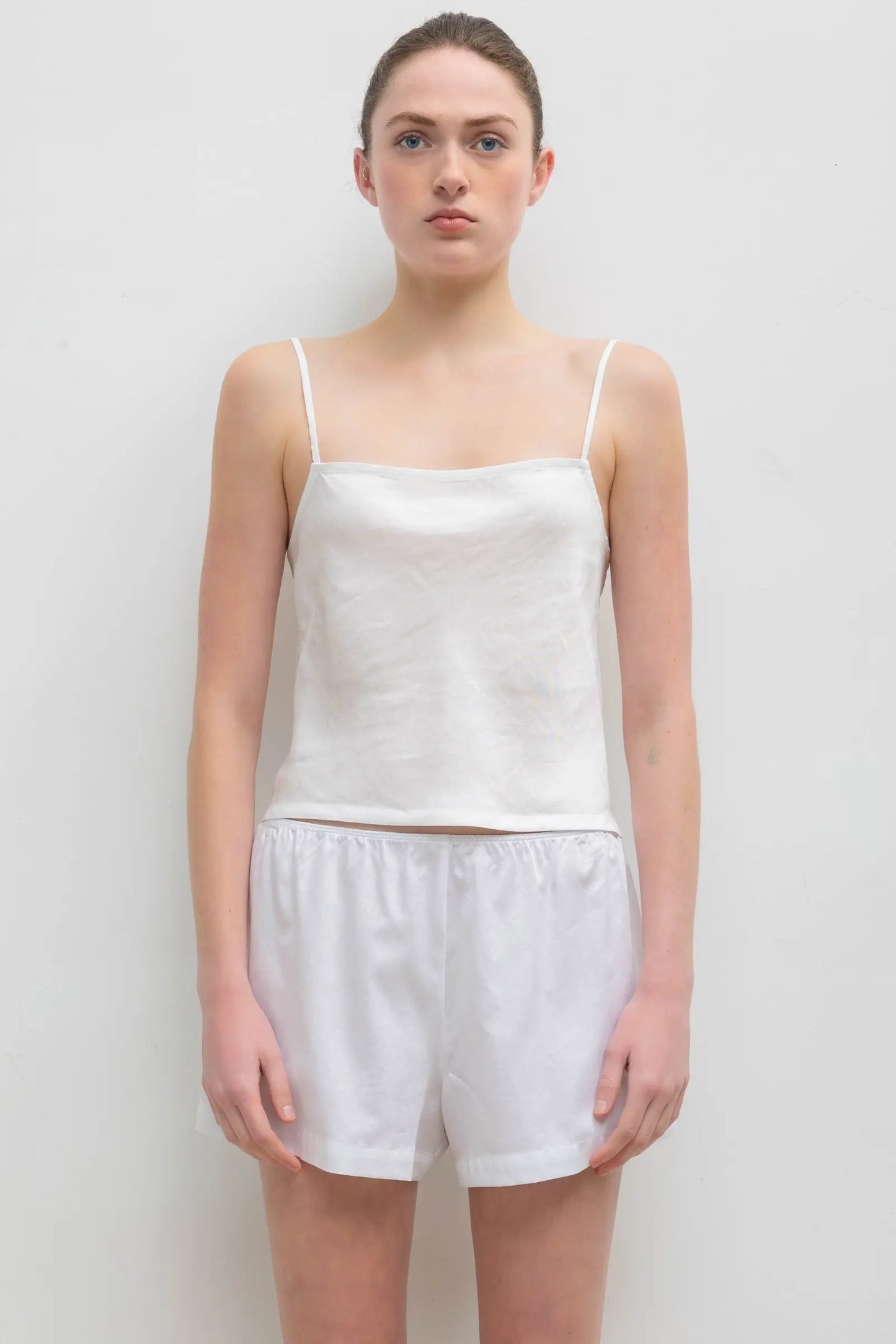 Daniel Square Neck Tank in Parchment