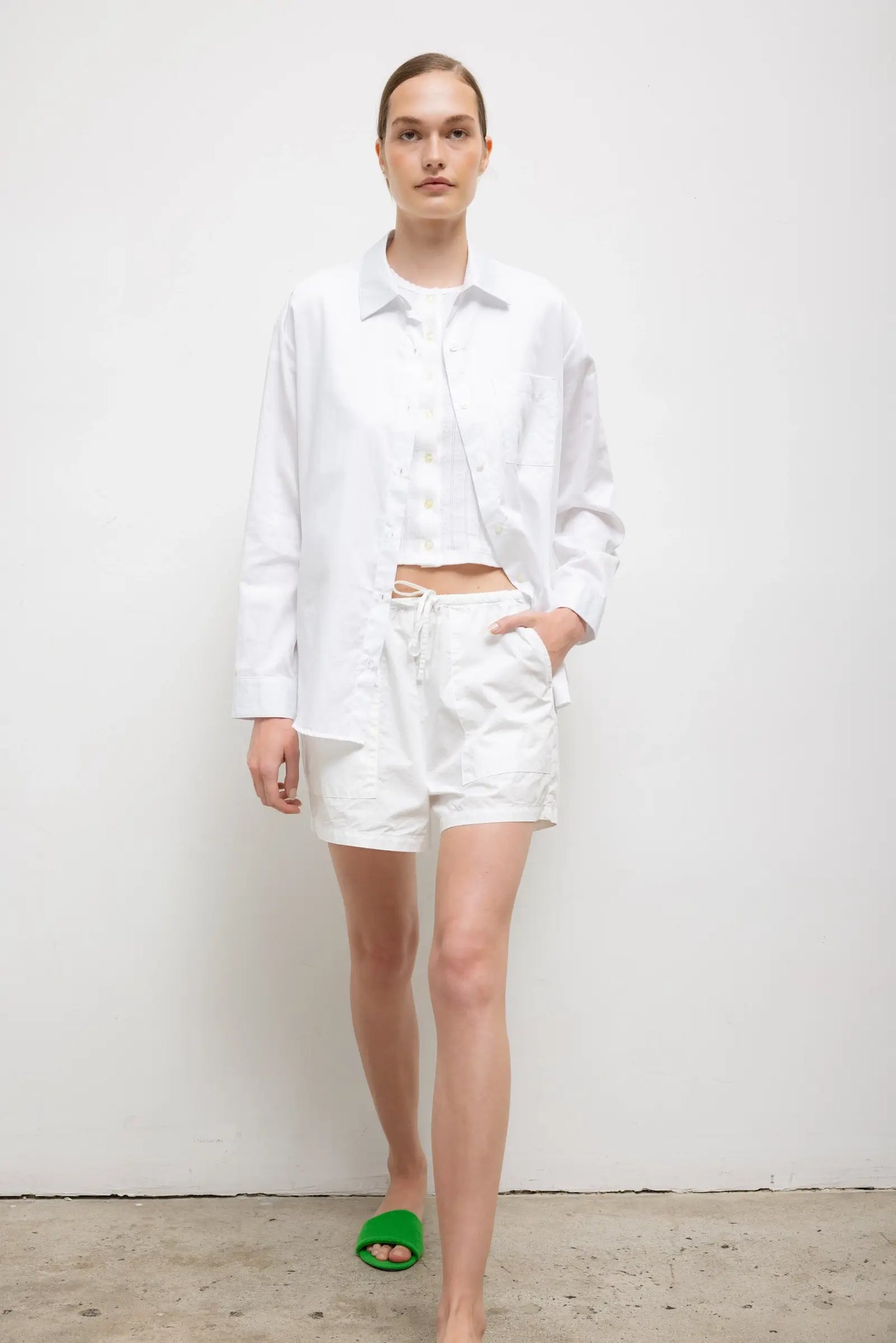 Yoko Classic Button Down in White