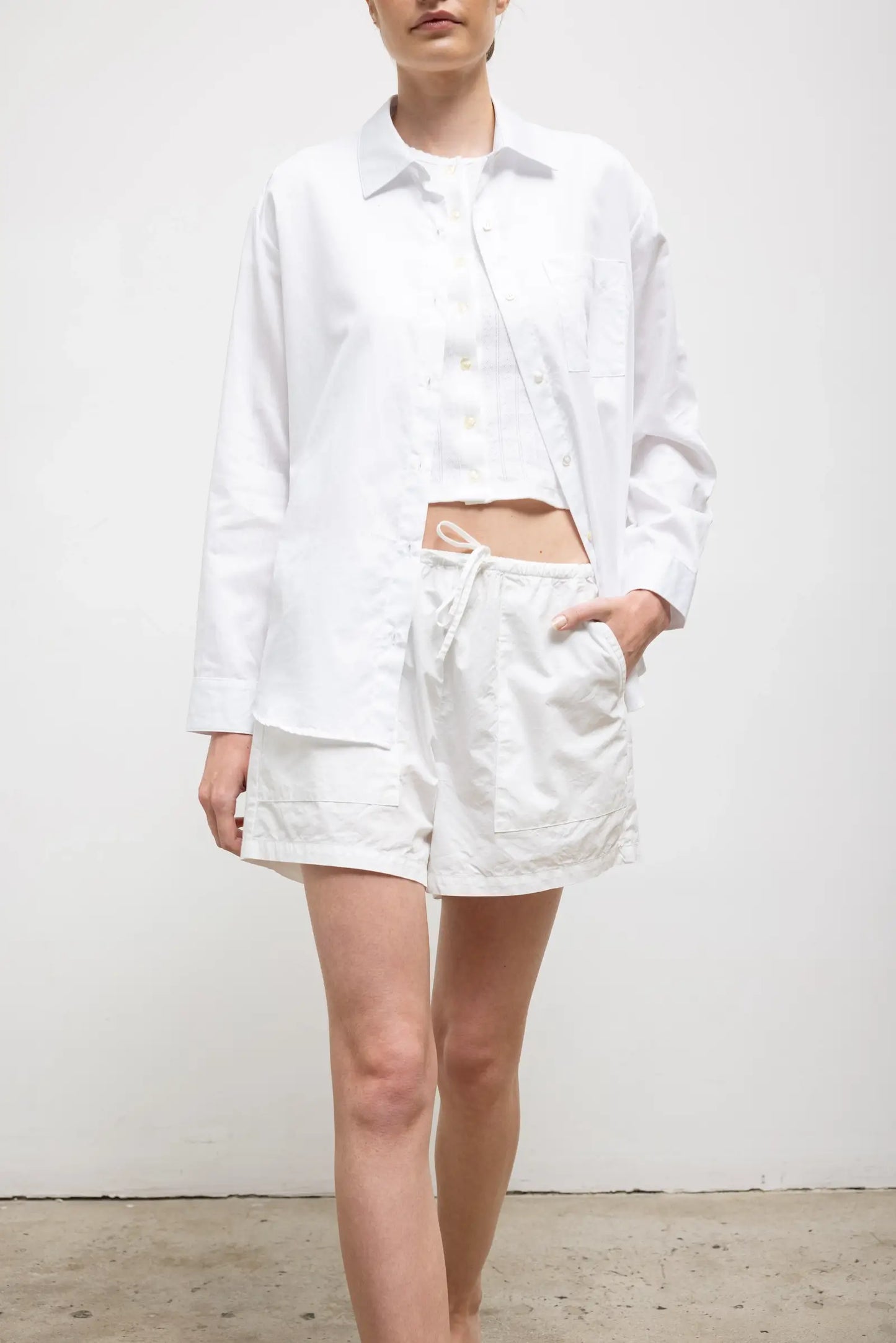 Yoko Classic Button Down in White