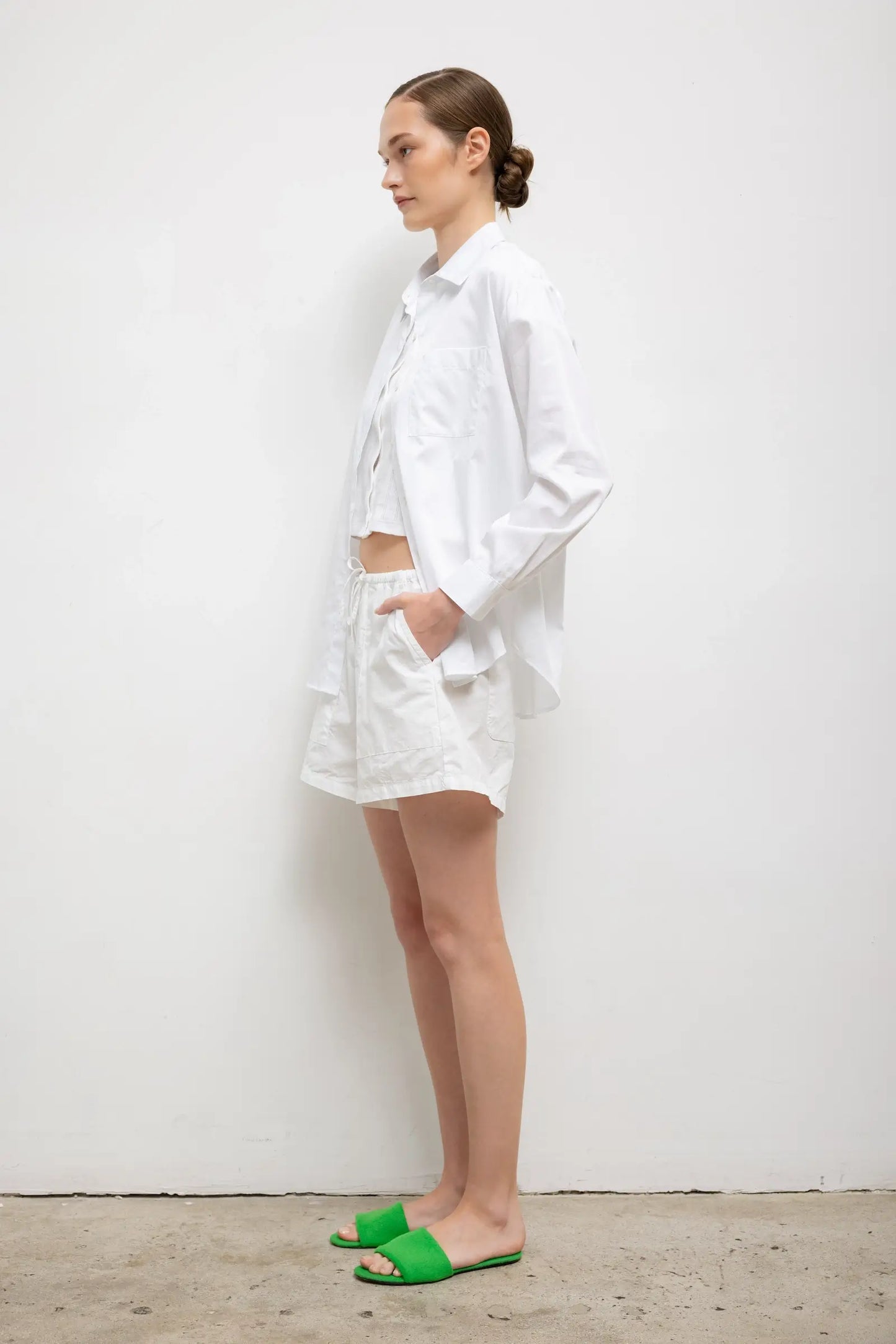 Yoko Classic Button Down in White