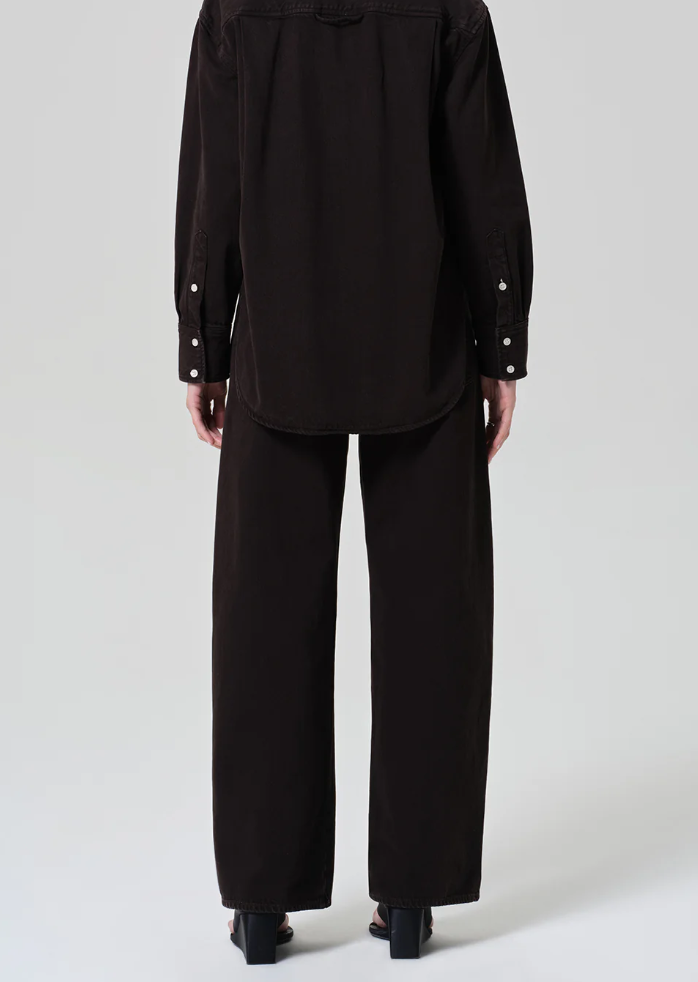 Brynn Drawstring Trouser in Carob