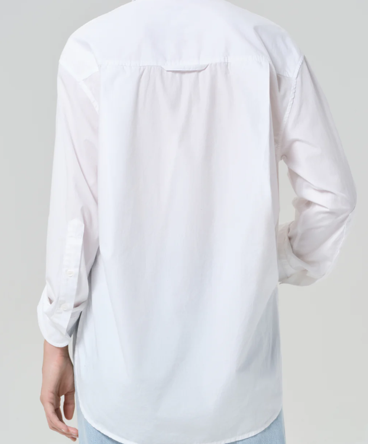 kayla shirt in optic white