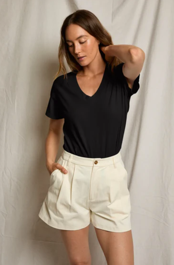 Mei Twill Shorts in Sugar