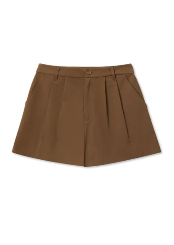 Mei Twill Shorts in Mocha