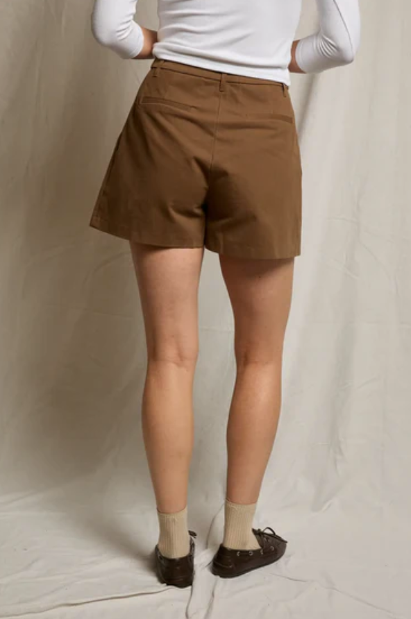 Mei Twill Shorts in Mocha