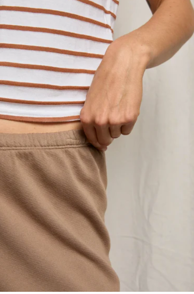 Johnny French Terry Easy Sweatpant in Mocha