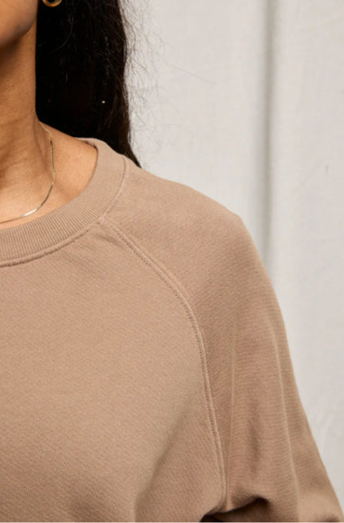 Alexi French Terry Sweatshirt in Mocha