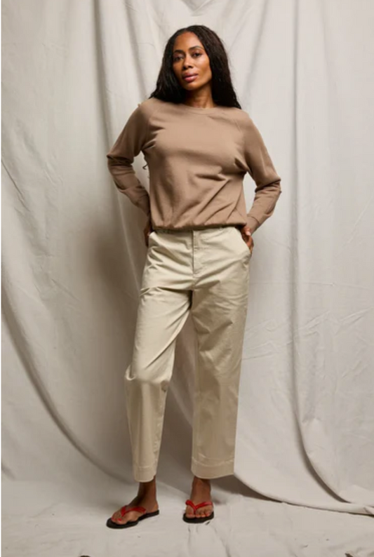 Alexi French Terry Sweatshirt in Mocha