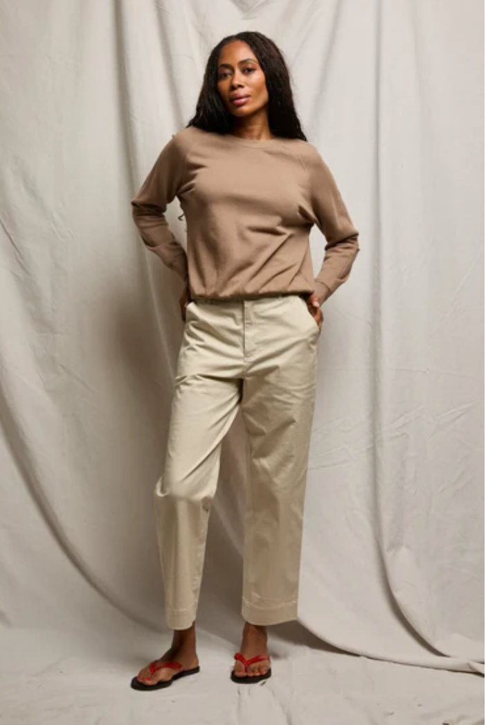 Alexi French Terry Sweatshirt in Mocha