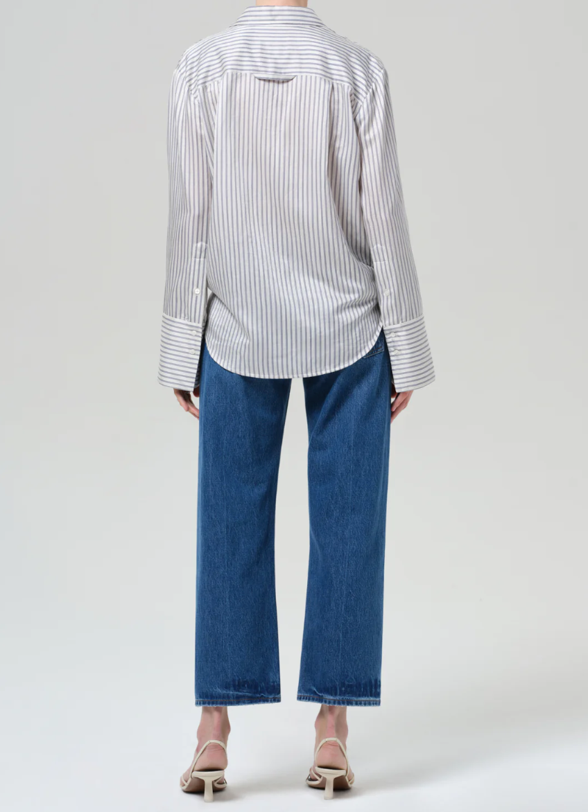 Faye Straight Vintage in Azure Blue