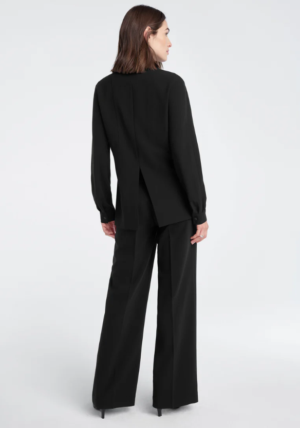 The Nora Shirt Jacket in Black