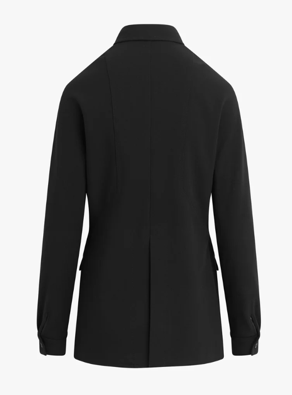 The Nora Shirt Jacket in Black