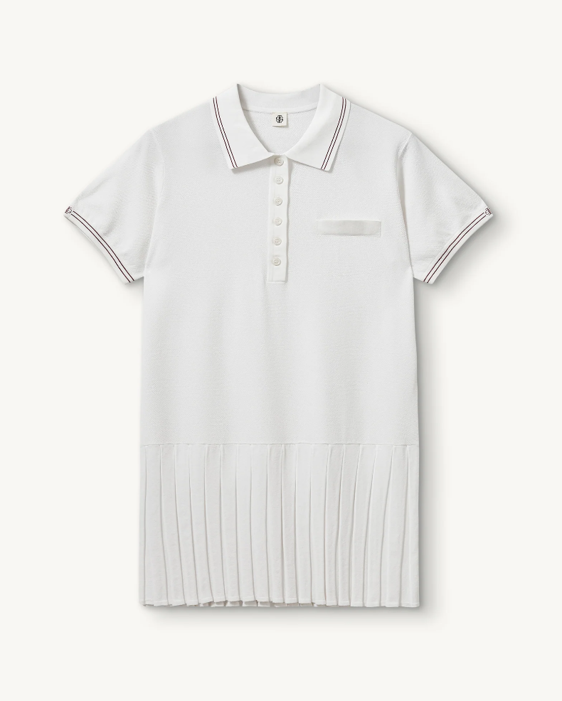 Madison Tennis Dress in White