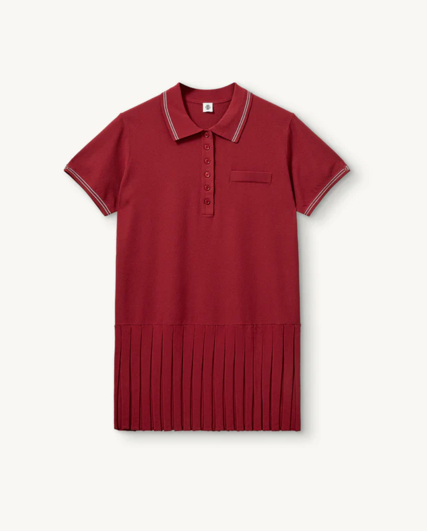 Madison Tennis Dress in Vino