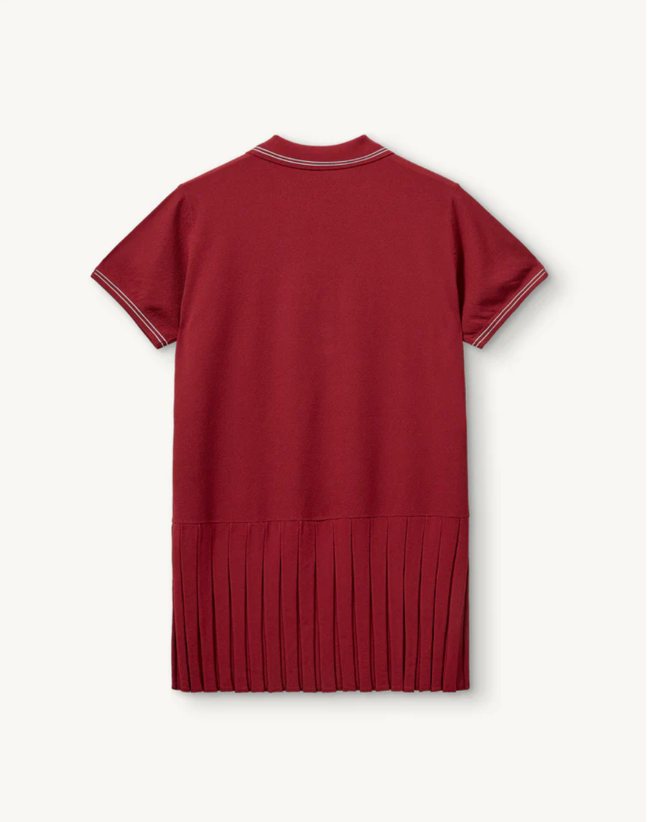 Madison Tennis Dress in Vino