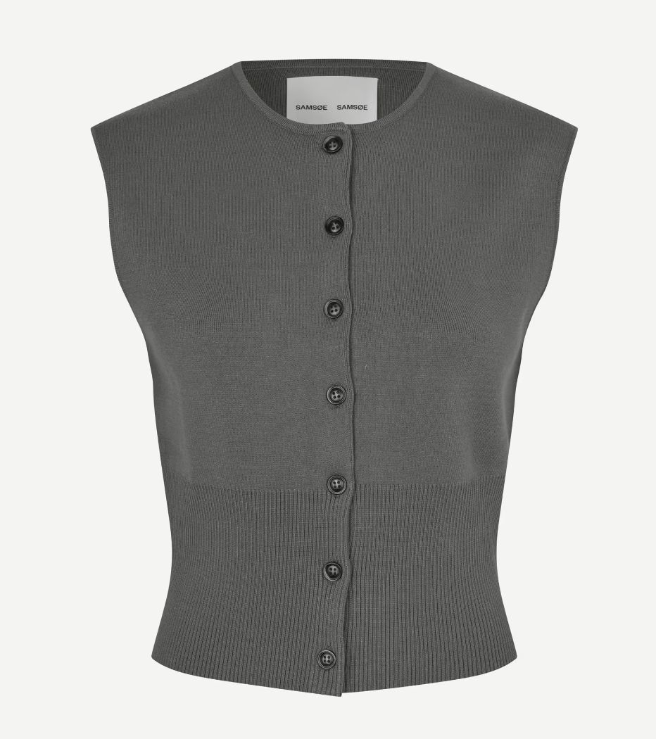 Saane Top 15825 in Gunmetal