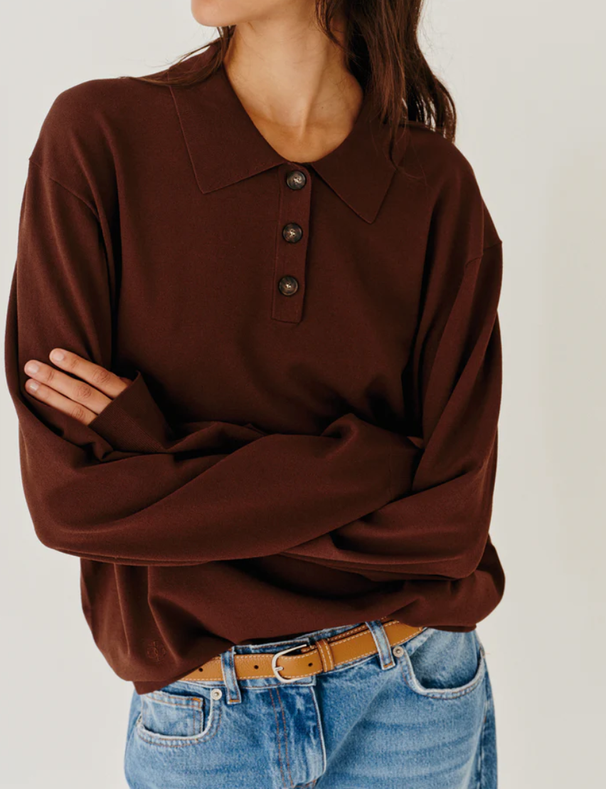 Madison Polo in Espresso 514