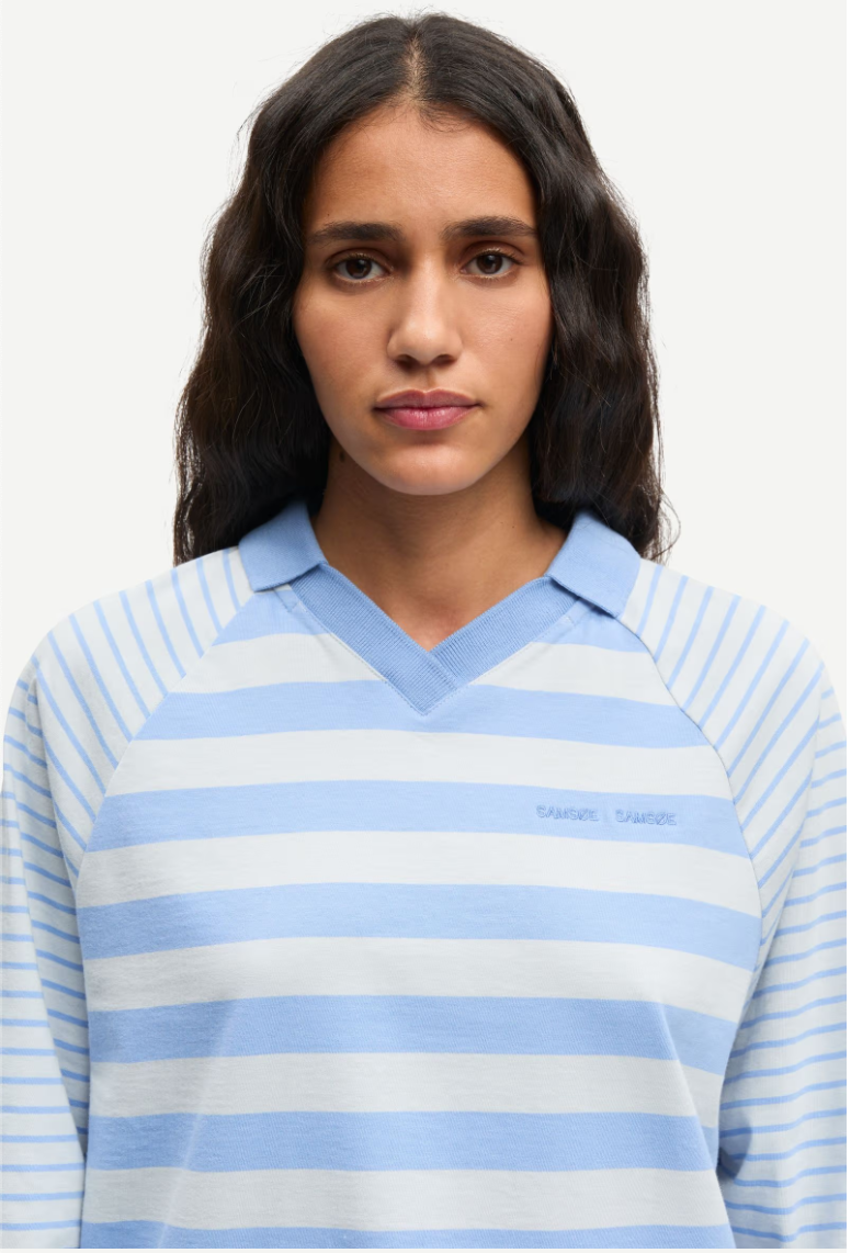 Saella Polo 11415 in Bel Air Stripe