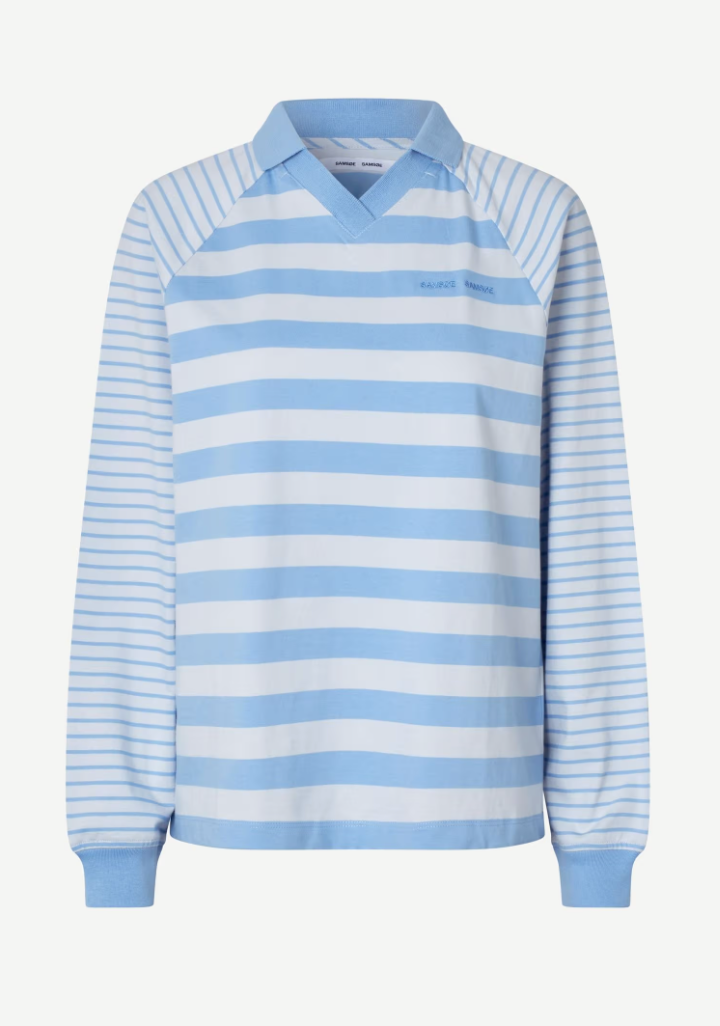 Saella Polo 11415 in Bel Air Stripe