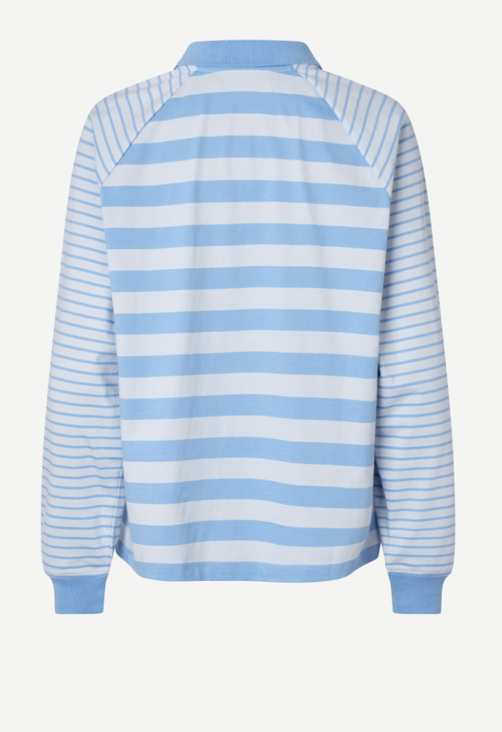 Saella Polo 11415 in Bel Air Stripe