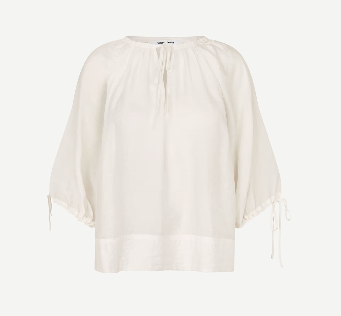 Samateran SS Blouse 15754 in Egret