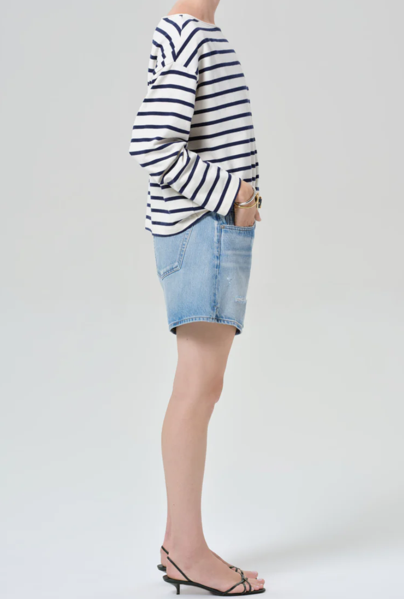 Billie Relaxed Short in Sparrow