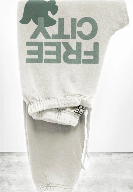 Free City Large Sweatpant in Creamy Cactus