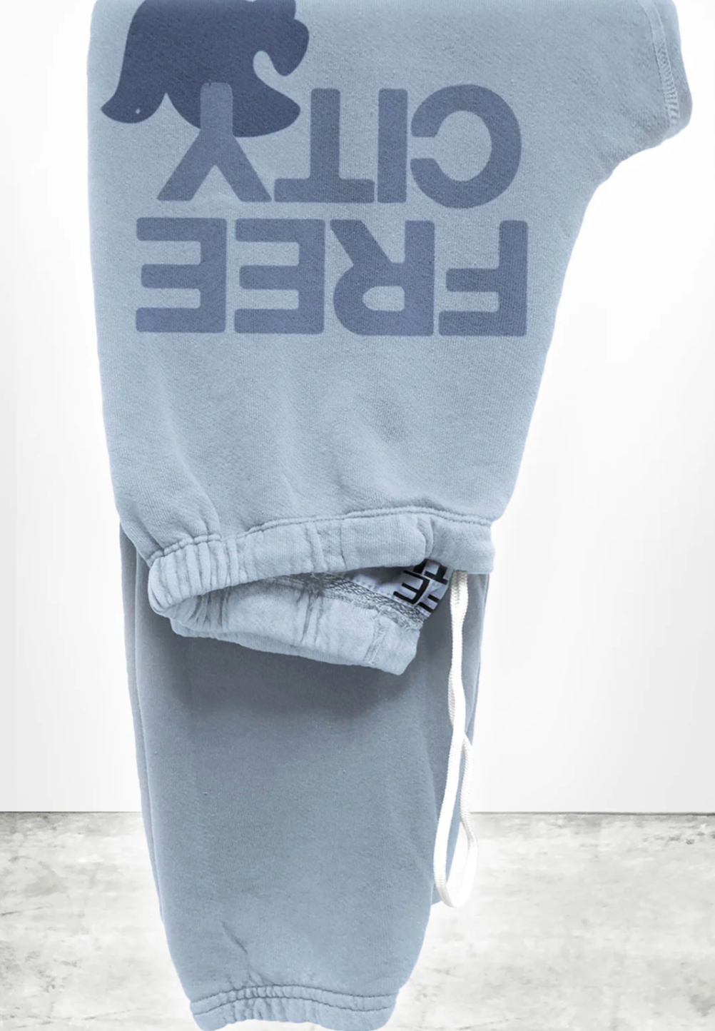 Free City Large Sweatpant in Blue Ice