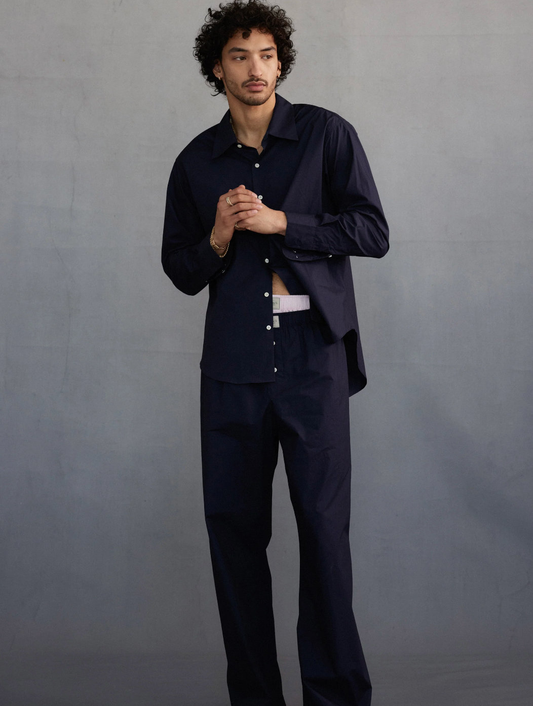 La Boxer Alta in Navy