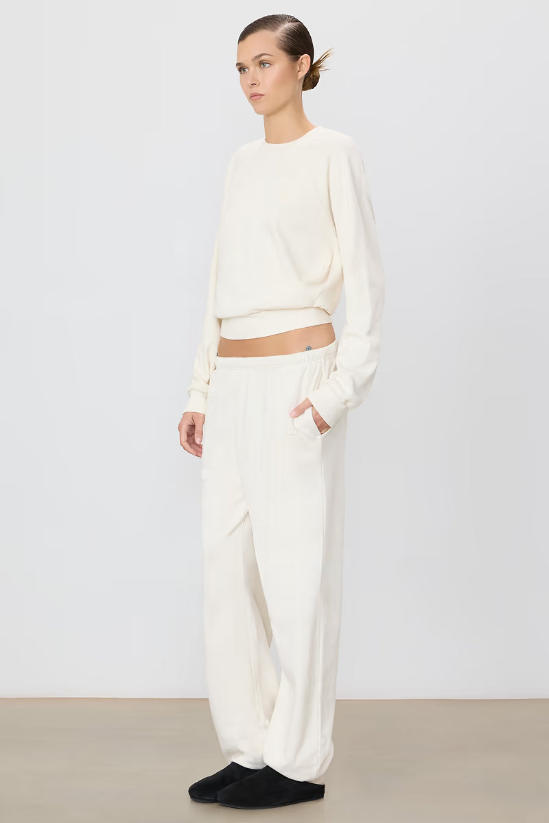 Boyfriend Pocket Sweatpant in Bone