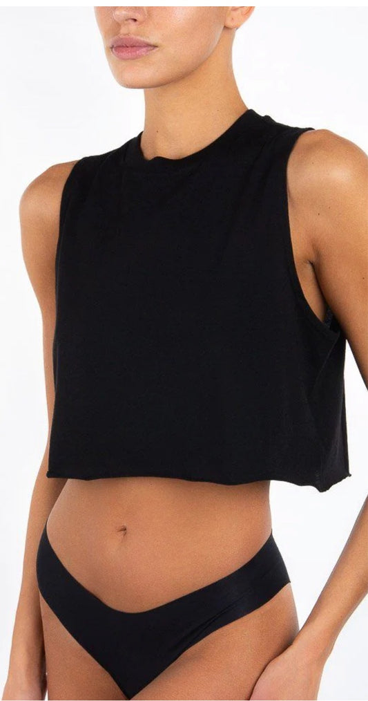 Cropped Boyfriend Tank